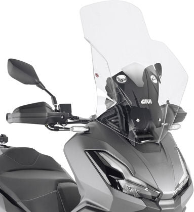 Givi / ジビ ウインドスクリーン D1197ST for Honda ADV 350 クリア dim. HxL 65x50 cm | D1197ST