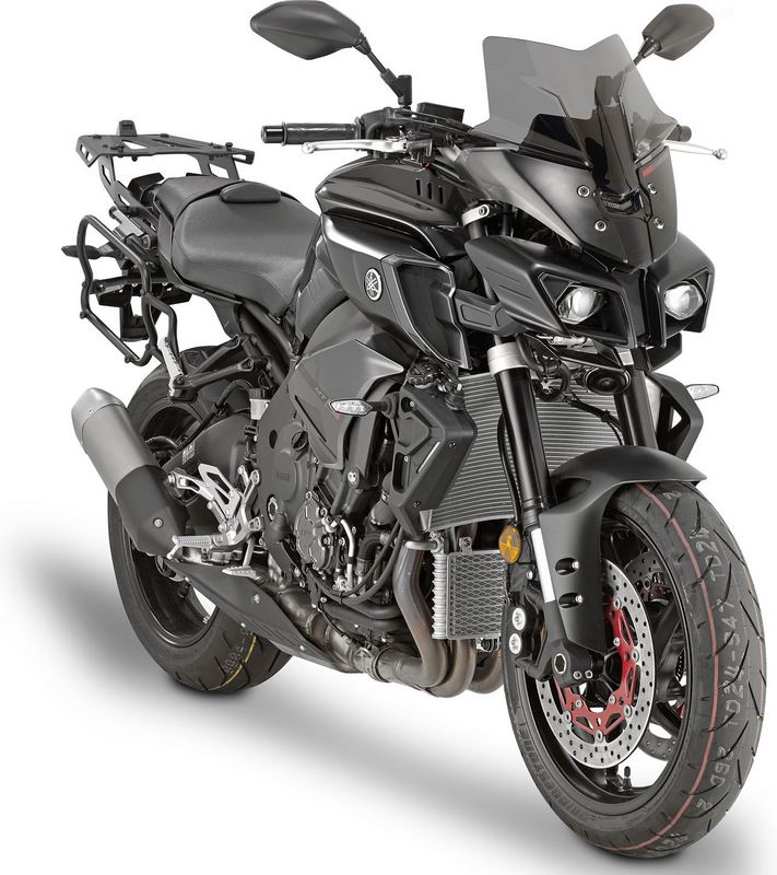 Givi / ジビ ウインドスクリーン Yamaha MT-10 16-20 ダークスモーク dim. HxW 36x36 cm sport スクリーン | D2129B