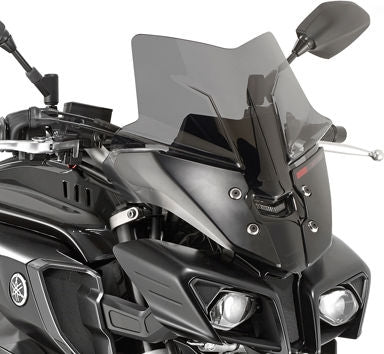 Givi / ジビ ウインドスクリーン Yamaha MT-10 16-20 ダークスモーク dim. HxW 36x36 cm sport スクリーン | D2129B