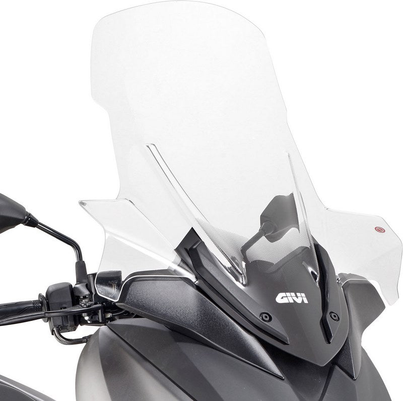 Givi / ジビ ウインドスクリーン Yamaha X-Max 125 18- X-Max 300 X-Max 400 18- クリア dim. HxW 735 x 64 cm | D2136ST