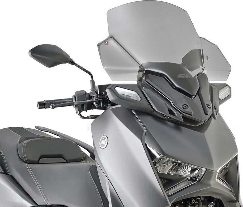 GIVI / ジビ ウインドシールド - ティンテッド(スモーク) - 580x570 mm (HxW) Yamaha X-Max 300 (23) | D2167S