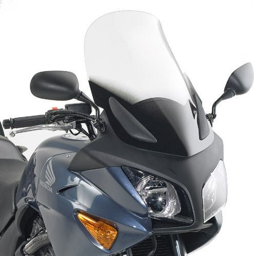 Givi / ジビ ウインドスクリーン Honda CBF 600 S 04-12 クリア dim. HxW 54x395 cm | D303ST