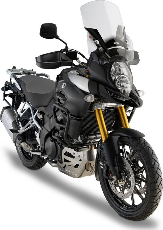 Givi / ジビ ウインドスクリーン Suzuki DL 1000 V-Strom 14-19 クリア dim. HxW 50x395cm 22 cmノーマルより高い | D3105ST
