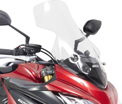 Givi / ジビ ウインドスクリーン Suzuki GSX-S 1000F 15-20 クリア dim. HxW 59x35cm 15 cmノーマルより高い | D3110ST
