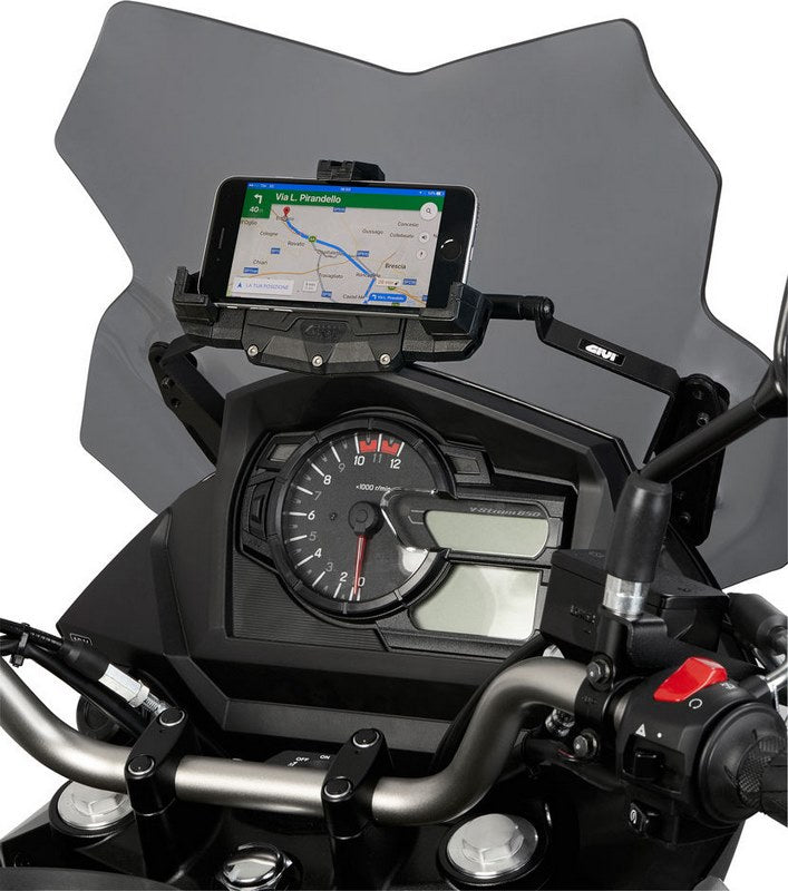 Givi / ジビ ウインドスクリーン Suzuki DL 650 V-Strom 17- スモーク dim. HxW 30x42cm | D3112B