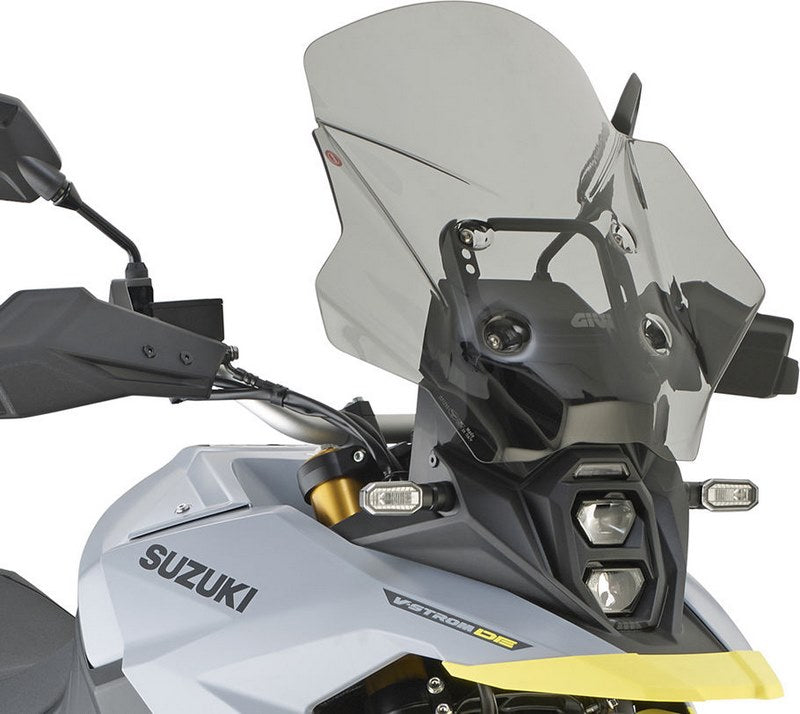 GIVI / ジビ ウインドシールド ティンテッド(スモーク)- 480 x 510 mm (HxW)-o. ABE Suzuki V-Strom 800DE (23) | D3125S