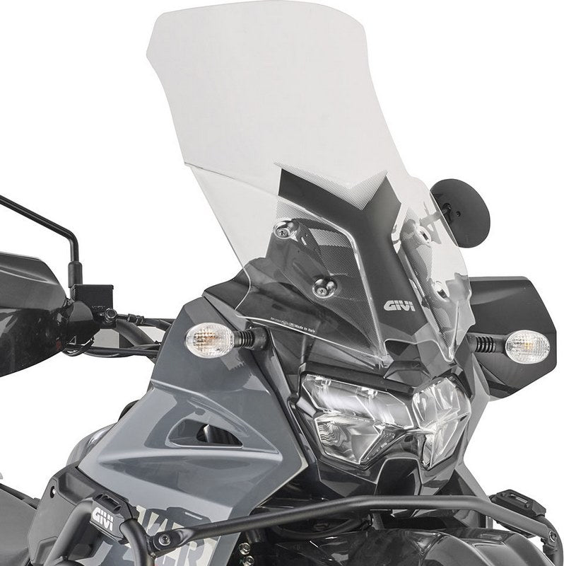 GIVI / ジビ クリア ウインドシールド 540x370 mm (HxW) - Kawasaki KLR 650 S (23) | D4133ST