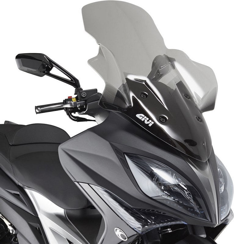 Givi / ジビ ウインドスクリーン Kymco Xciting 400 クリア dim. HxW 85 x 63 cm | D6104ST