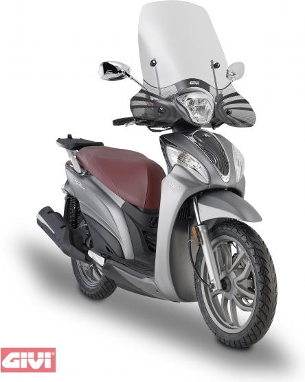 Givi / ジビ ウインドシールド クリア 460 mm(高さ) 680 mm(幅) Kymco People One (13-20) | D6116STG