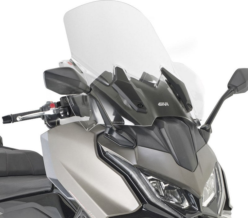GIVI / ジビ ウインドシールド クリア 600 x 635 mm (HxW) - KYMCO AK550 Premium (23) | D6122ST