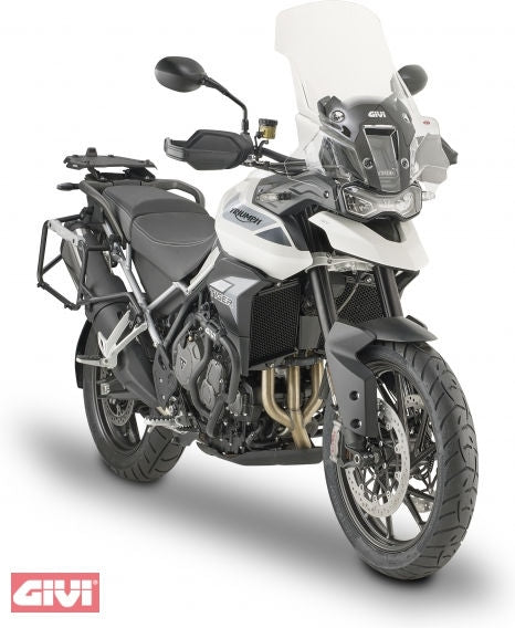 Givi / ジビ ウインドスクリーン クリア 590 mm(高さ) 420 mm(幅)Triumph Tiger (2020) | D6415STG