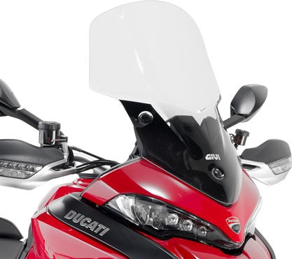 Givi / ジビ スクリーン Ducati Multistrada 1200 15-17 Multistrada 1260 Multistrada 950 Multistrada V2 クリア dim. HxW 59 x 43 cm | D7406ST