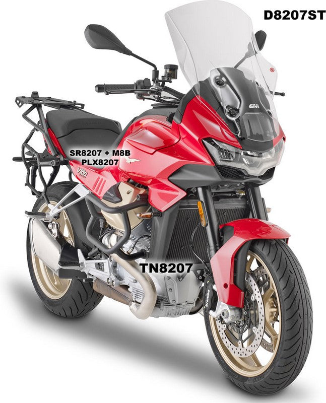 Givi / ジビ ウィンドシールド クリア 615 x 430 mm (H x B) - | D8207ST