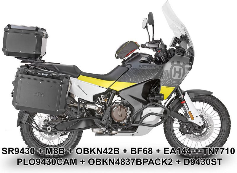 Givi / ジビ ウインドスクリーン Husqvarna Norden 901 クリア dim. HxW 54 x 43 cm | D9430ST