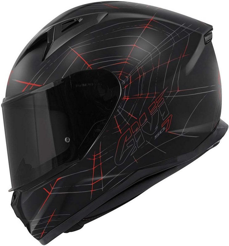 Givi / ジビ フルフェイスヘルメット 50.7 PHOBIA マットブラック/レッド サイズ 60/L | H507FPHBR60