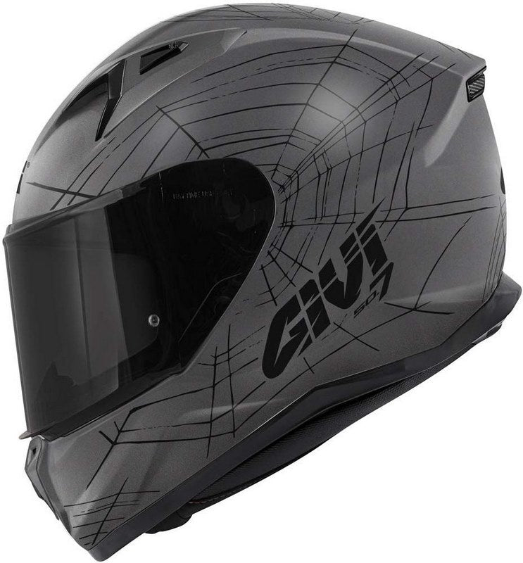 Givi / ジビ フルフェイスヘルメット 50.7 PHOBIA マットチタン/ブラック サイズ 58/M | H507FPHTB58