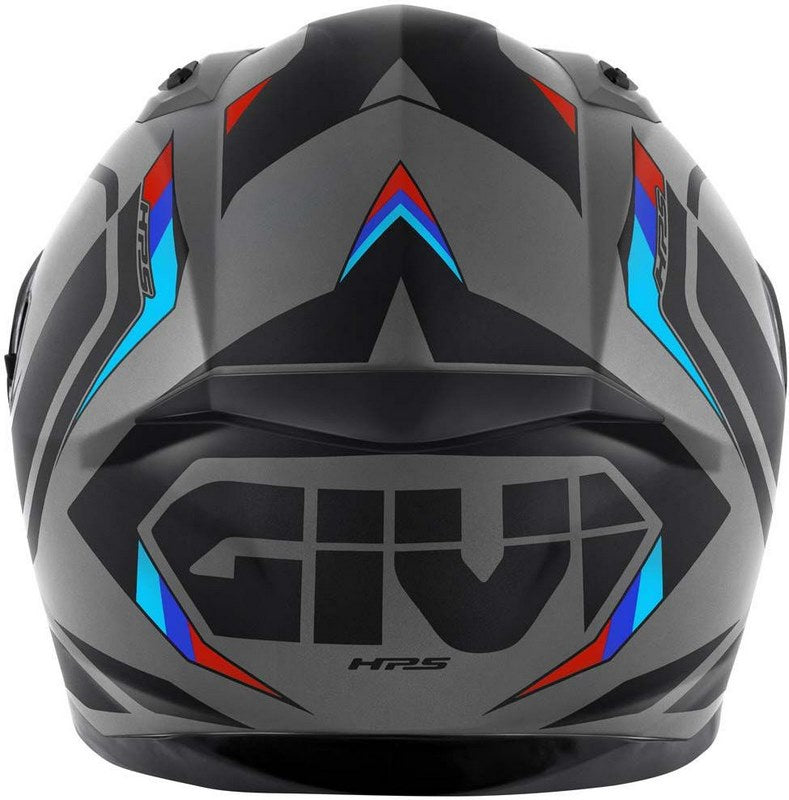 Givi / ジビ フルフェイスヘルメット 50.8 MACH1 マットグレー/ブラック/レッド サイズ 63/XXL | H508FMHGR63