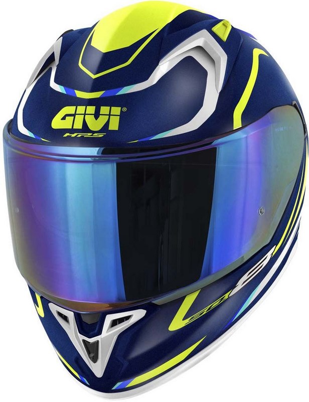 Givi / ジビ フルフェイスヘルメット 50.8 MACH1 ホワイト/イエロー サイズ 58/M | H508FMHLY58