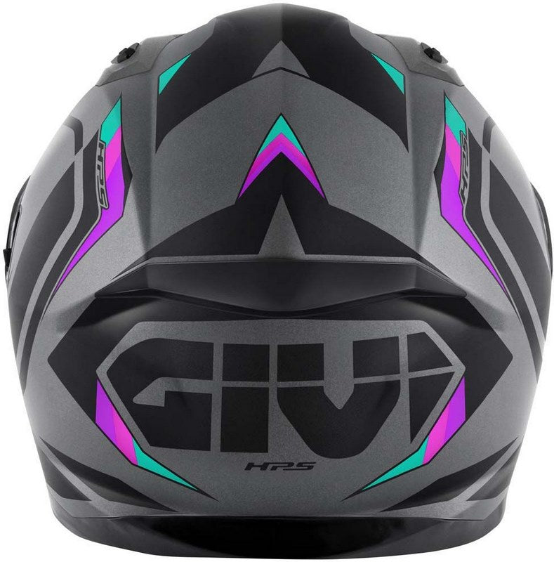 Givi / ジビ フルフェイスヘルメット 50.8 MACH1 マットチタン/ブラック/ピンク サイズ 54/XS | H508FMHTP54