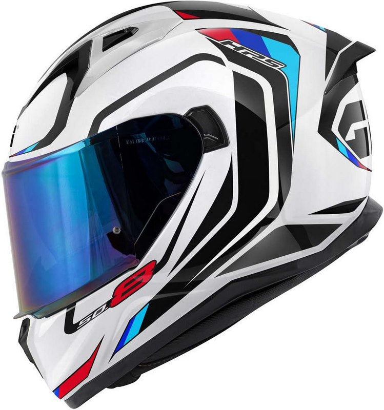 Givi / ジビ フルフェイスヘルメット 50.8 MACH1 ホワイト/ブラック/レッド サイズ 54/XS | H508FMHWR54