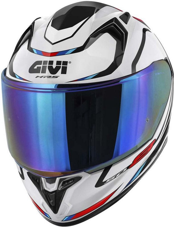 Givi / ジビ フルフェイスヘルメット 50.8 MACH1 ホワイト/ブラック/レッド サイズ 63/XXL | H508FMHWR63