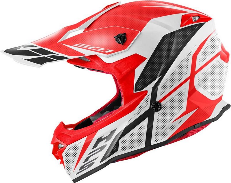 Givi / ジビ オフロードヘルメット 60.1 INVERT Red/ホワイト/ブラック サイズ 56/S | H601FNVBR56