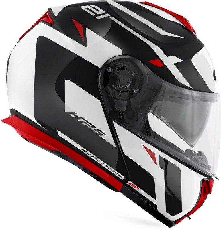 Givi / ジビ フリップアップヘルメット X.21 EVO NUMBER ブラック/ホワイト/レッド サイズ 58/M | HX21RNBBR58