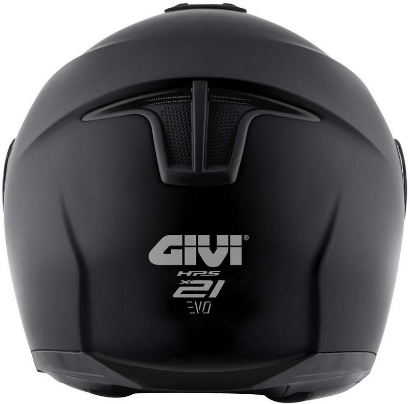 Givi / ジビ フリップアップヘルメット X.21 EVO SOLID Opaque ブラック サイズ 61/XL | HX21SN90061