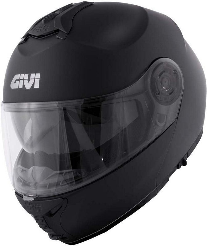 Givi / ジビ フリップアップヘルメット X.21 EVO SOLID Opaque ブラック サイズ 61/XL | HX21SN90061