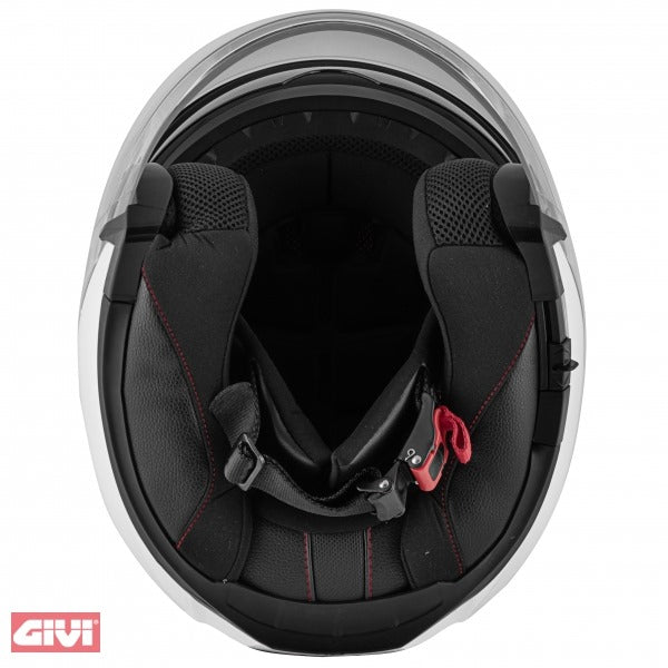 GIVI / ジビ HPS X22 プラネットジェット ヘルメット ホワイト サイズ 54/XS | HX22BB91054