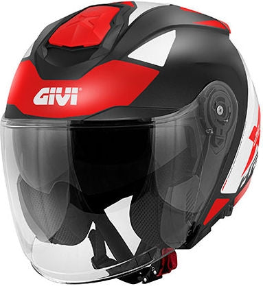 Givi / ジビ X.25 TARGET ブラック / ホワイト / レッド サイズ S | HX25FTGBW56