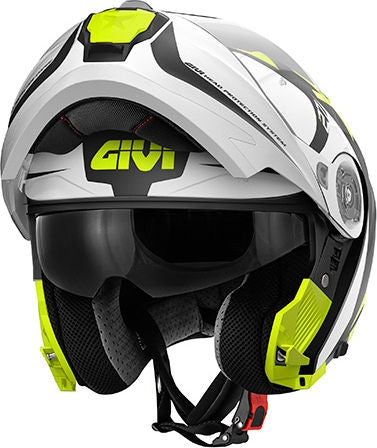 Givi / ジビ X.27 DIMENSION マットブラック / ホワイト / イエロー サイズ S | HX27FDMWY56
