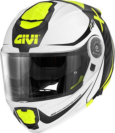 Givi / ジビ X.27 DIMENSION マットブラック / ホワイト / イエロー サイズ L | HX27FDMWY60