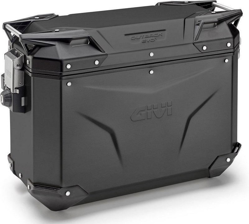 GIVI / ジビ アルミ サイドケース Trekker Outback(トレッカーアウトバック) Evo 37 - 右 - ブラック / 37 L. / (最大荷重10kg) | OBKE37BR