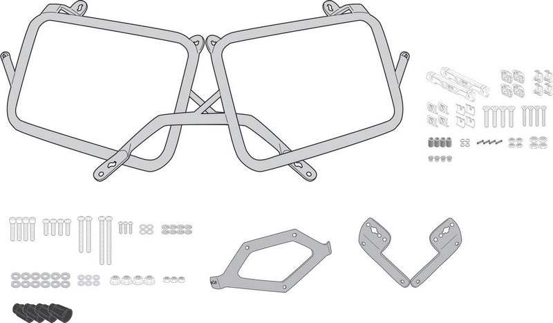 Givi / ジビ スペシフィックパニアホルダー Monokey Cam-Side Trekker Outback サイドケース for Triumph Tiger 1200 GT | PLO6422CAM