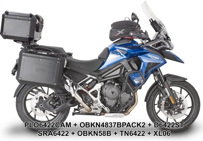 Givi / ジビ スペシフィックパニアホルダー Monokey Cam-Side Trekker Outback サイドケース for Triumph Tiger 1200 GT | PLO6422CAM