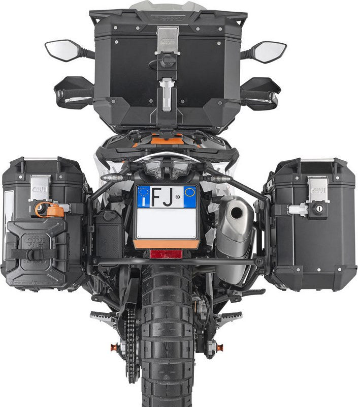 GIVI / ジビ サイドケースキャリア ONE-FIT f. Monokey-CAM-Side KTM 790 Adventure (19-20) + (23) 790 Adventure R (19-20) 890 Adventure (21-22) 890 Adventure R (23) 890 SMT (23) | PLO7717CAM