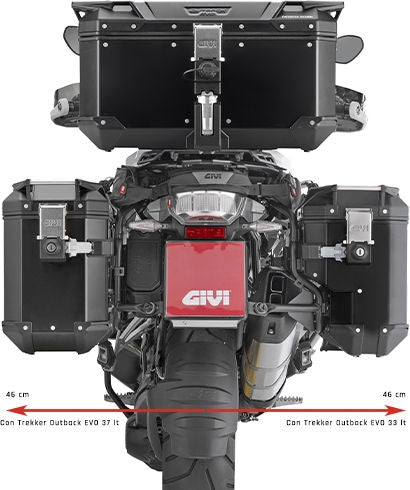 GIVI / ジビ Monokey CAM サイドケース用キャリア 右 - BMW R1250GS (19-23) | PLOS5108CAM