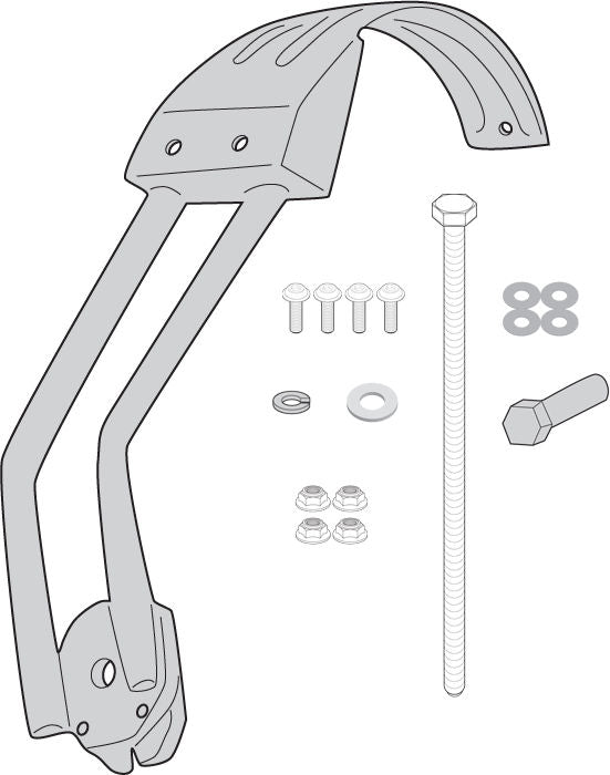 Givi / ジビ リアホイールフェンダー用スペシフィックインストールキット RM02 BMW F 900 R F 900 XR | RM5137KIT