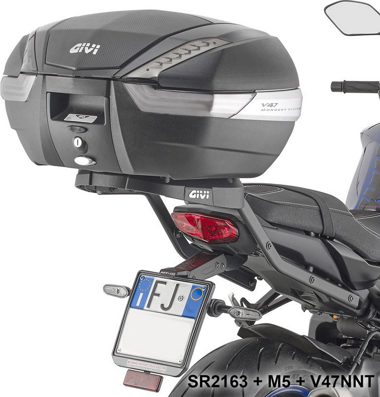 GIVI / ジビ Monokey (モノキー) / Monolock (モノロック) トップケース用キャリア - プレート無し - Yamaha MT-10 (22-23) | SR2163