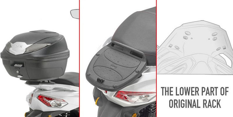 GIVI / ジビ トップケース キャリア Monolockケース用 プレート無し | SR7057