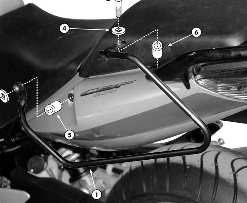 Givi / ジビ ソフトバッグ用サイドバッグサポート | T218