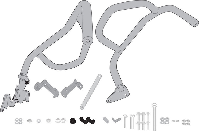 GIVI / ジビ クラッシュバー ブラック Honda NT 1100 (22-23) | TN1196B