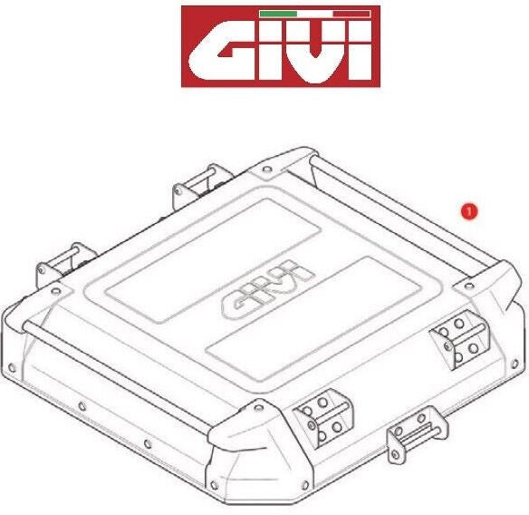 GIVI / ジビ Lid Alu ブラック For Obkn42B | ZOBKN42BCM