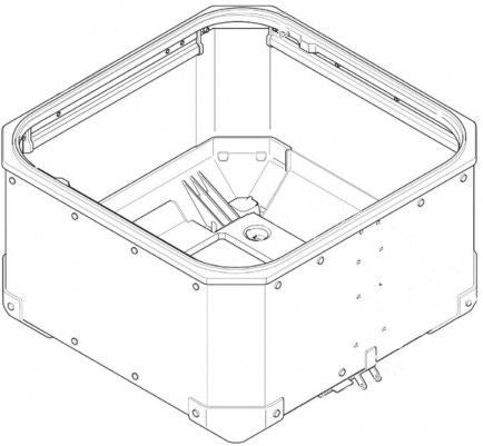 Givi / ジビ ケース ボトム ALU シルバー for OBKN58A | ZOBKN58AFM