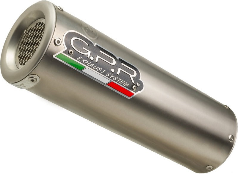 GPR / ジーピーアール Original For Aprilia Rsv4 1000 Rf-Rr 2015/16 Homologated Slip-On Catalized M3 Titanium Natural | A.64.M3.TN