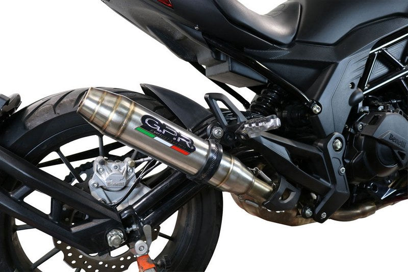 GPR / ジーピーアール Original For Benelli 502 C 2019/20 E4 Homologated スリッポンエキゾースト Deeptone Inox | BE.20.DE