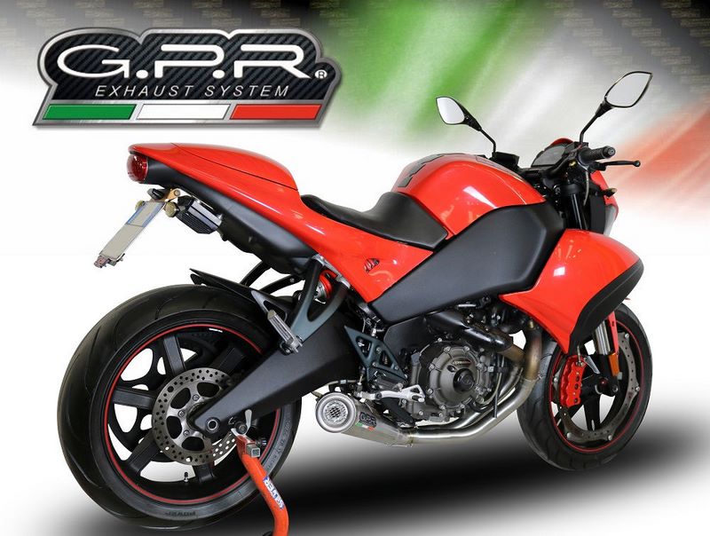GPR / ジーピーアール Original For Buell 1125 R - Cr Homologated Silencer With Mid Manifold Powercone Evo | BL.14.PCEV