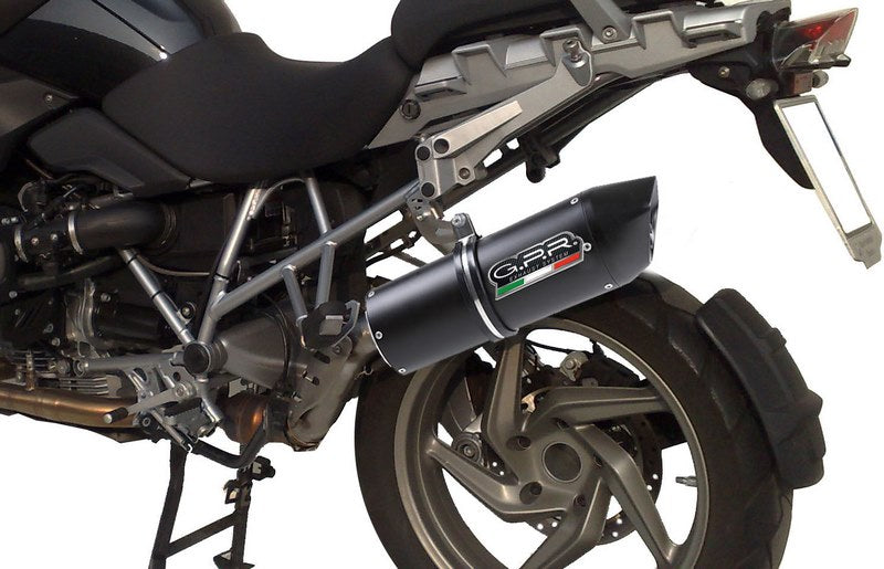 GPR / ジーピーアール Original For Bmw R 1200 Gs Adv 2010/13 Homologated スリッポンエキゾースト Furore Nero | BMW.39.1.FUNE