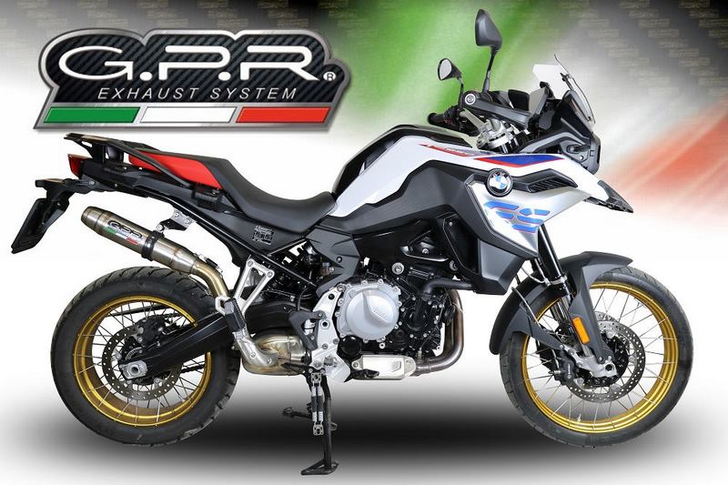 GPR / ジーピーアール Original For Bmw F 850 Gs - Adventure 2018/20 E4 Homologated スリッポンエキゾースト Deeptone Inox | BMW.94.DE
